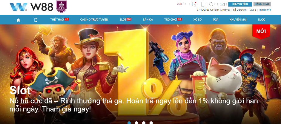 Đánh giá sòng bạc trực tuyến W88 - Thương hiệu số 1 tại Việt Nam